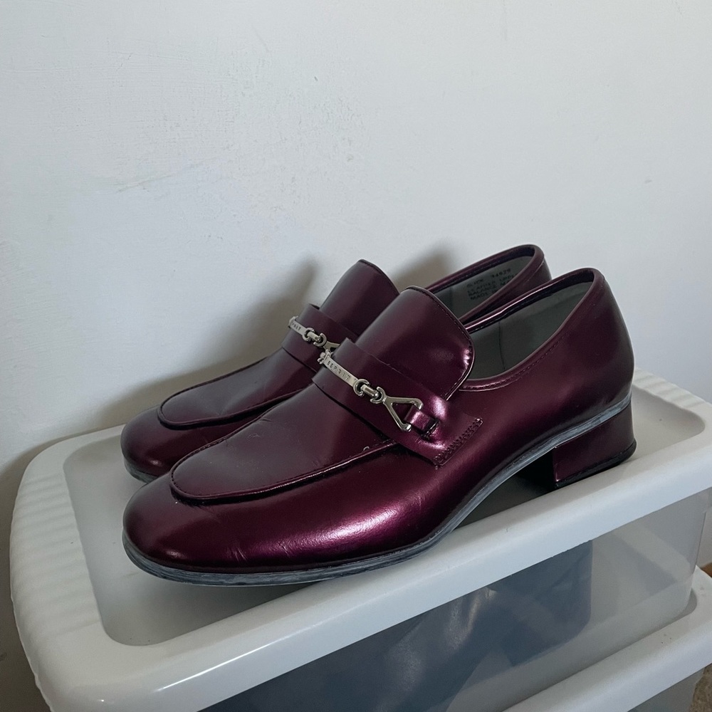 Vintage Esprit Metallic Loafer Low Heels